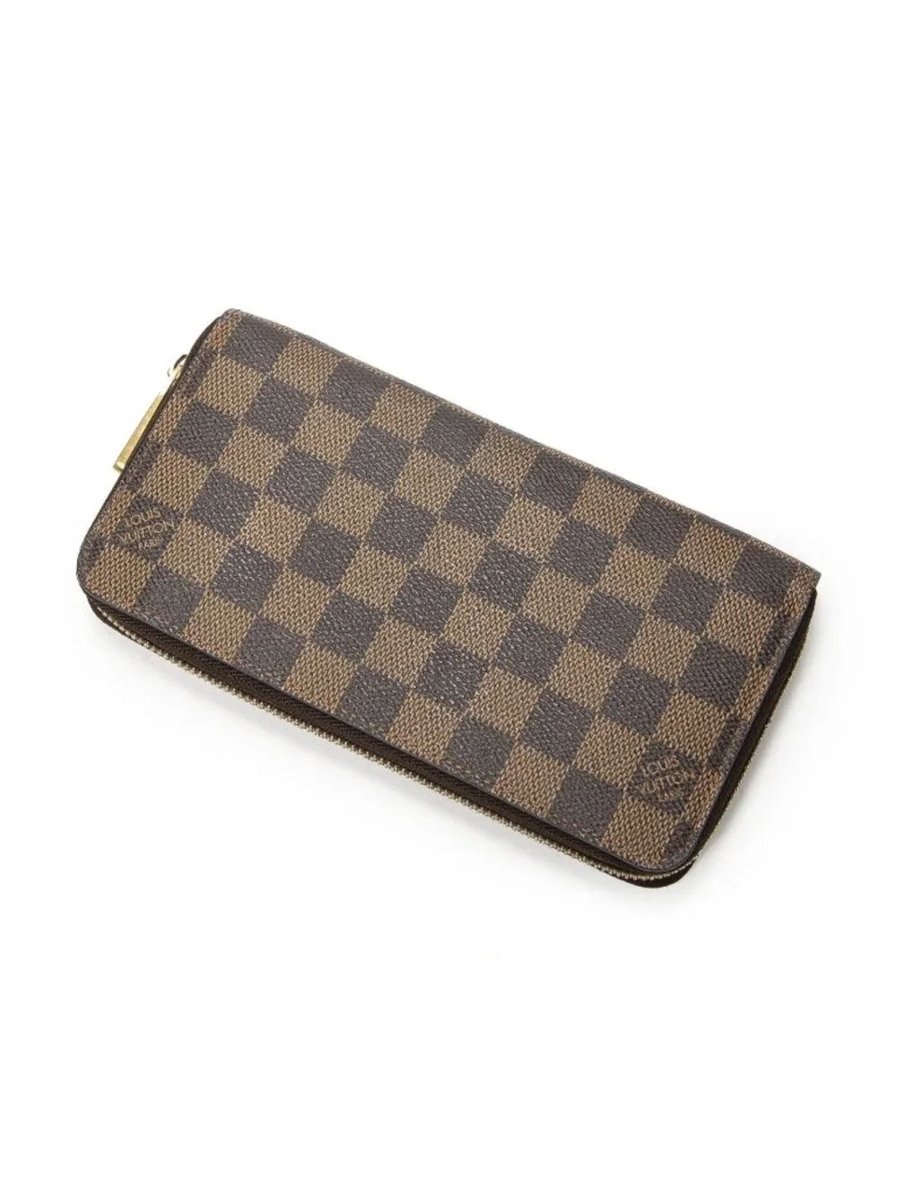Louis Vuitton Zippy Wallet Brown Damier Ebene